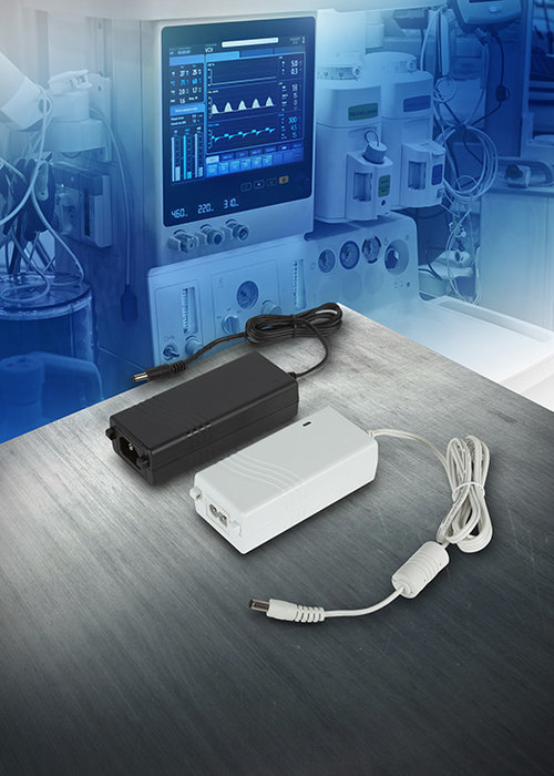 Desktop medical & ITE 36-65 Watt power supplies meet the latest energy efficiency requirements